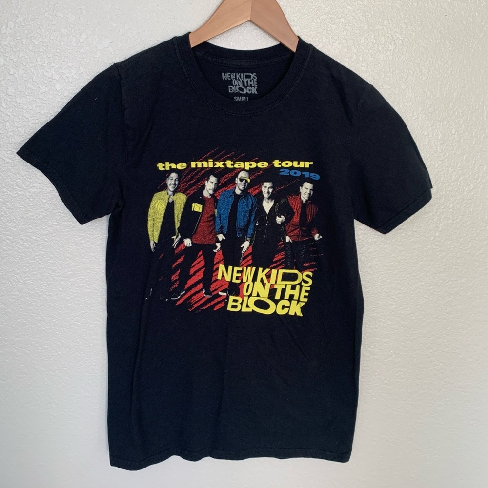 New Kids On The Block mixed tape tour tee 2019